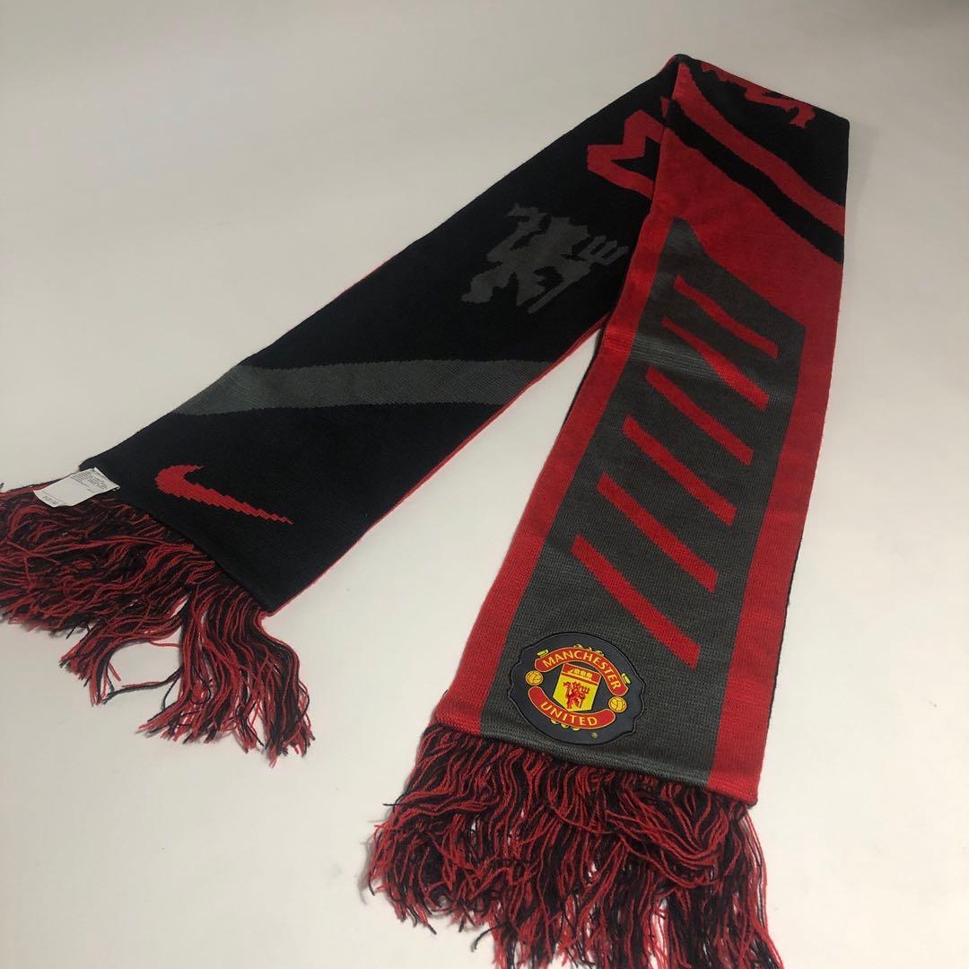 美品 NIKE ナイキ マンチェスターユナイテッド マフラー サッカー