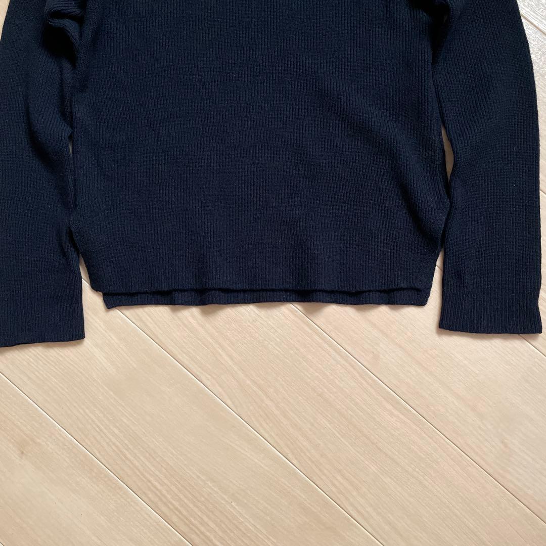 evam eva エヴァムエヴァ ウールカシミヤ クルーネックプルオーバー