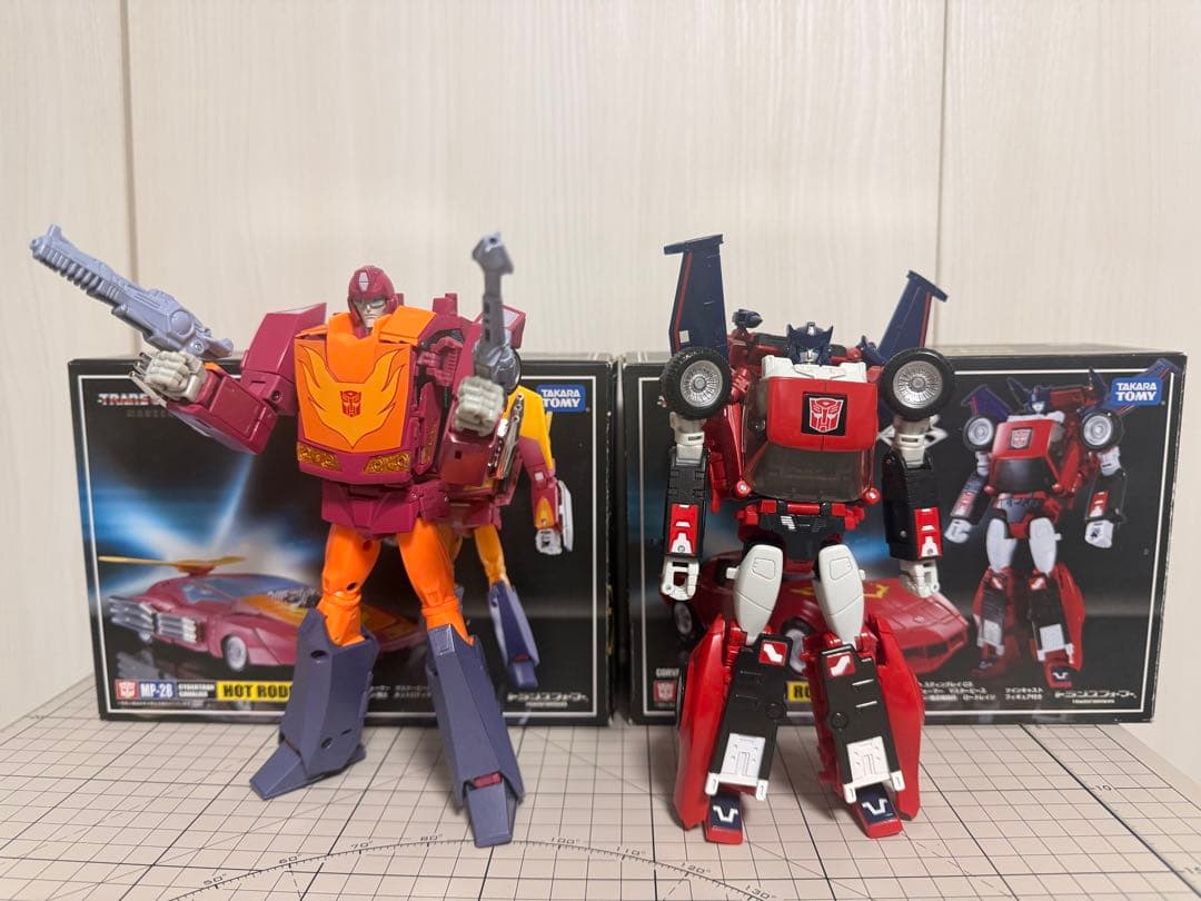 MP-26 ロードレイジ　MP-28 サイバトロン騎士　ホットロディマス