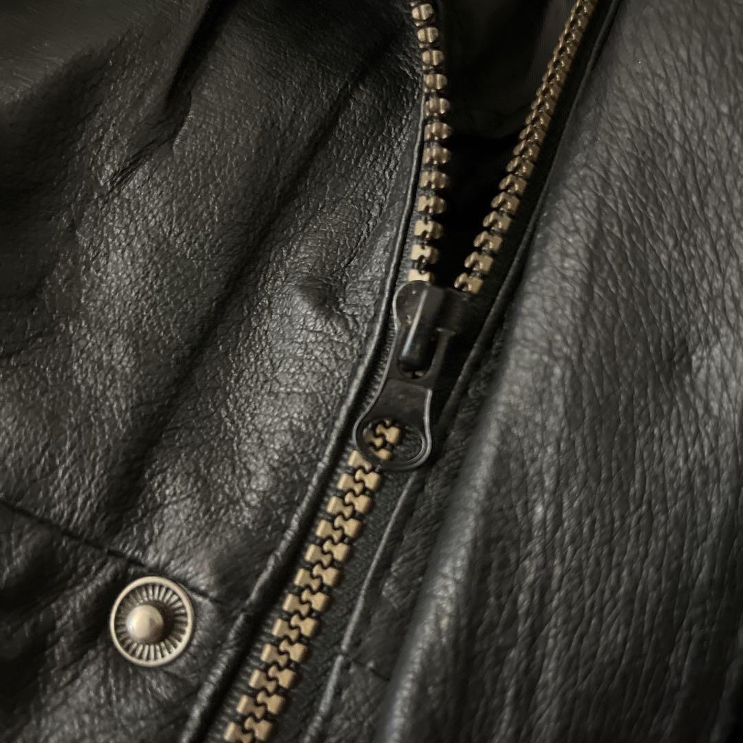 博物館級全刺繍 【希少】ジョージタウン・ホヤス 本革 カレッジ レザー