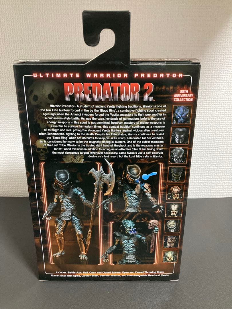 ネカ　NECA ウォーリアー　プレデター　プレデター2