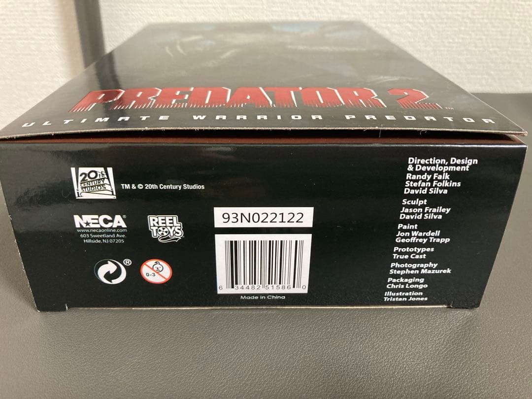 ネカ　NECA ウォーリアー　プレデター　プレデター2