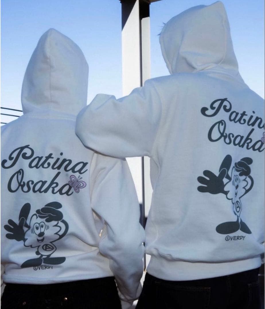 VERDY パティーナ コラボ ロゴ パーカー patina 大阪 L 新品 - メルカリ