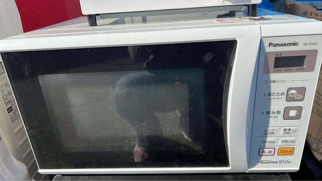 Panasonic NE-E22A1-W 電子レンジ 850W - メルカリ