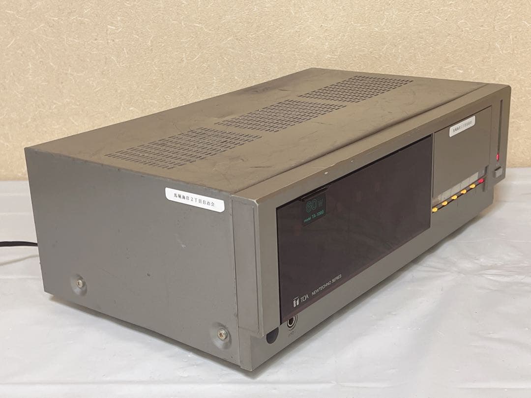 TOA 卓上アンプ TA-1060 - メルカリ