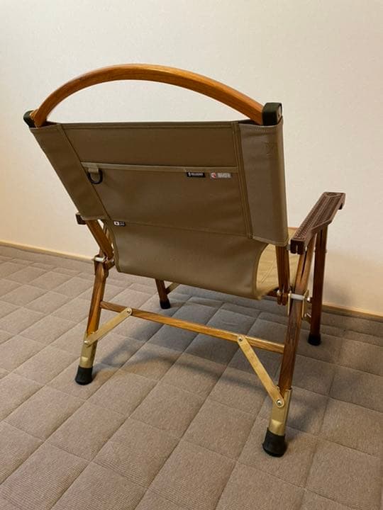 カーミットチェア ベージュ ブロンドウォールナット カスタム - メルカリ