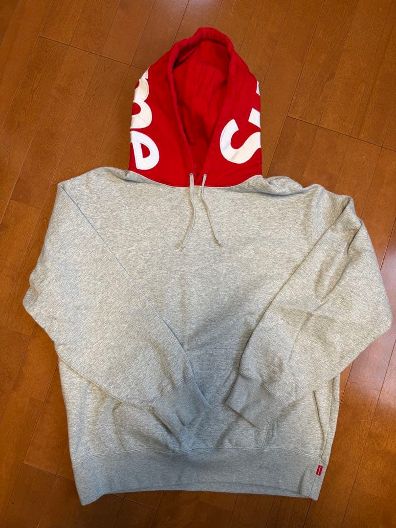 Supreme パーカー シュプリーム　フードロゴ　グレー 楽天市場】Supreme シュプリーム パーカー サイズ:M フードロゴ テープ