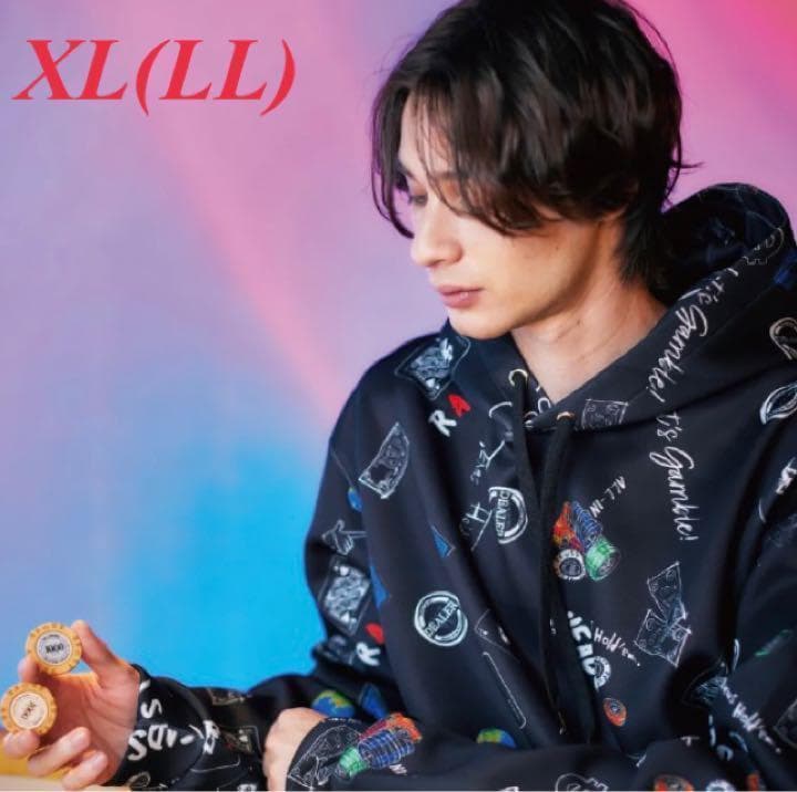 ☆美品☆世界のヨコサワ フーディ “POKER” サイズXL パーカー - メルカリ