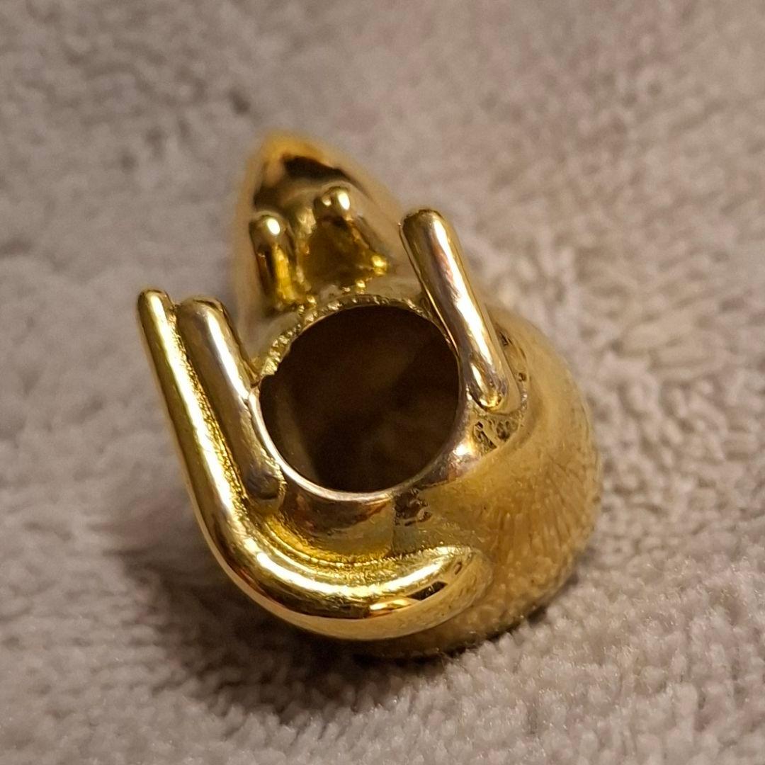 LOEWE ロエベ ねずみ マウス 真鍮ダイス ゴールド