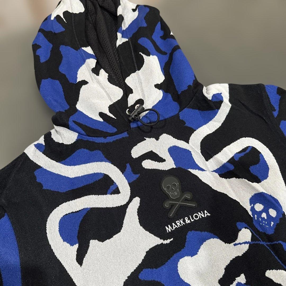 MARK & LONA】レア✨フードパーカー トレーナー 美品 L - メンズウェア