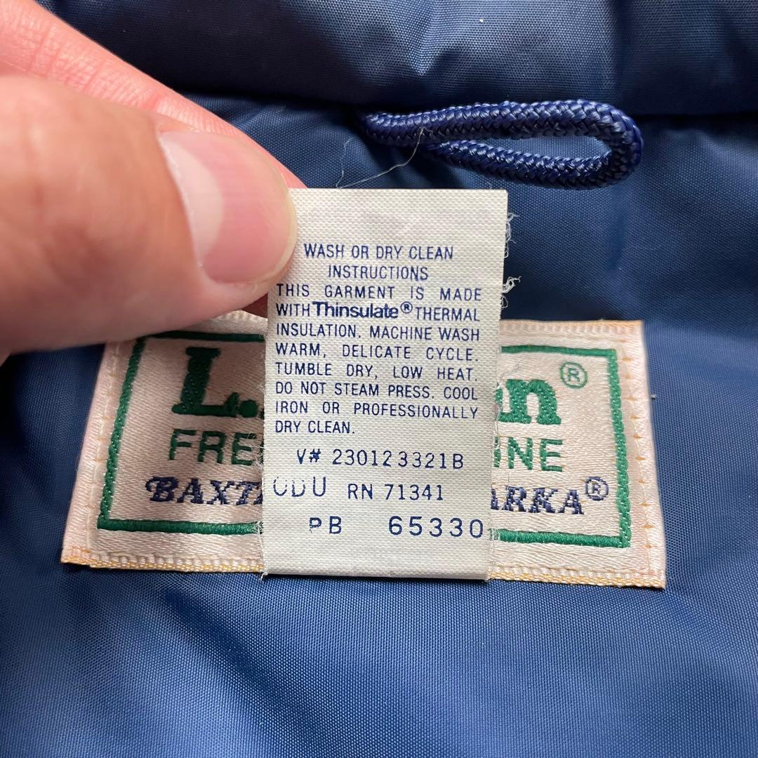 80s L.L.Bean baxter state parka USA製 ピンク
