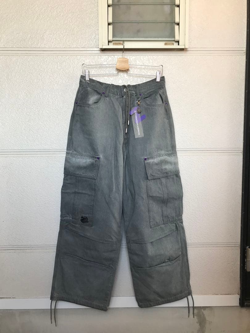 新品 ずっと真夜中でいいのに 愛のペガサス デニムカーゴパンツ