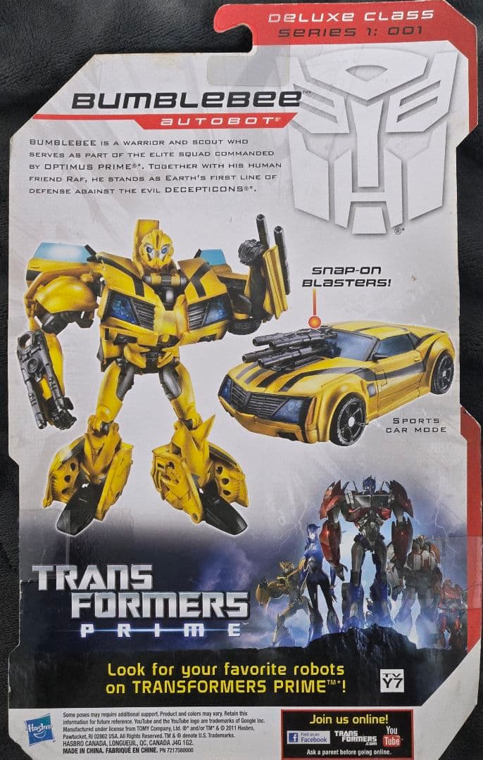 新品　トランスフォーマー　プライム　バンブルビー　RID　海外版　 レア品