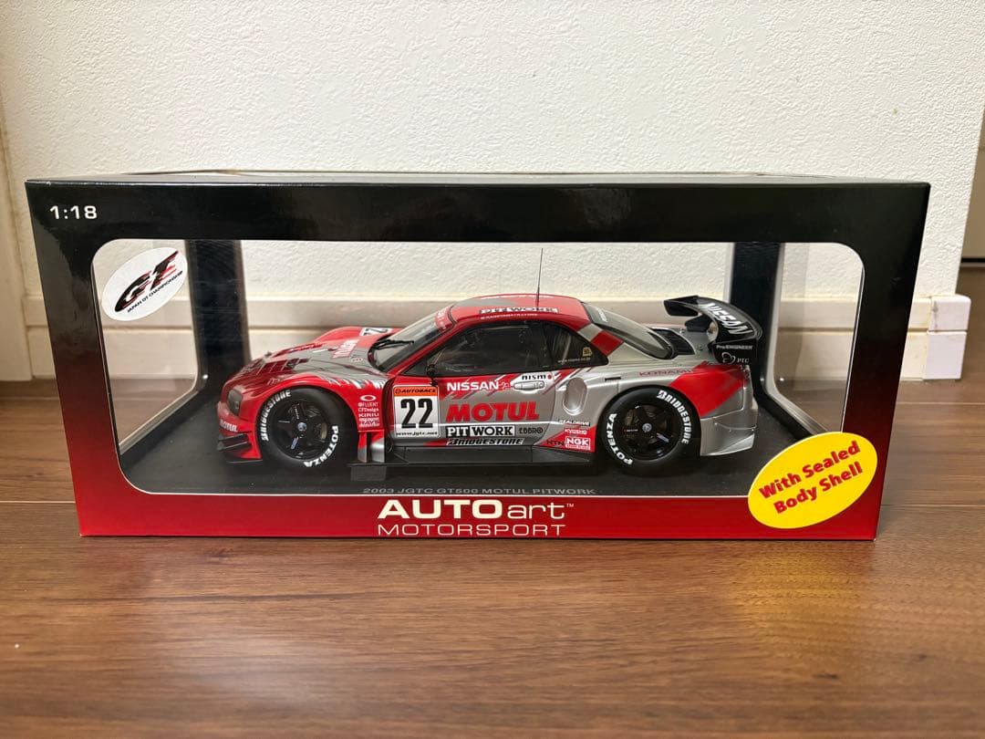 オートアート 1/18 日産 スカイライン R34 GTR 2003 MOTUL - メルカリ