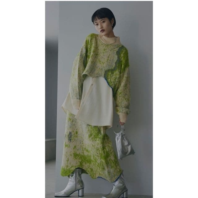 AMERI UND RUST ART KNIT TOP - メルカリ