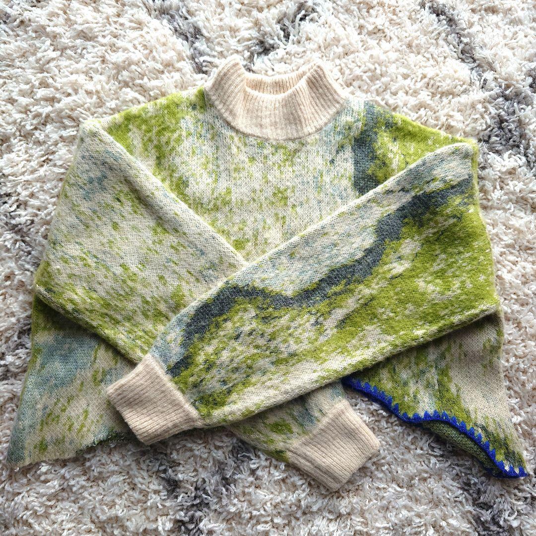 AMERI UND RUST ART KNIT TOP - メルカリ