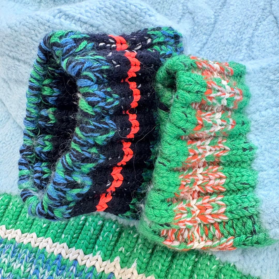 ラコステ デコラティブリブニット ティルデンセーター チルデンニット