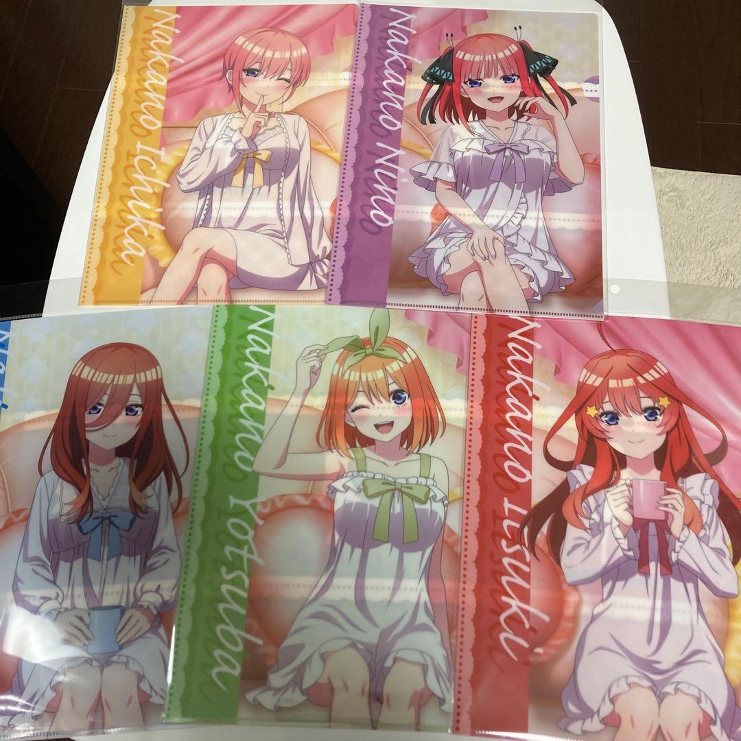 【CJ】五等分の花嫁 クリアファイル 小悪魔シスター 全種セット