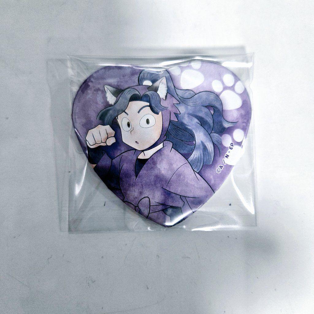 綾部喜八郎 ハート缶バッジ ナンジャタウン 幻の餃子を入手せよの段