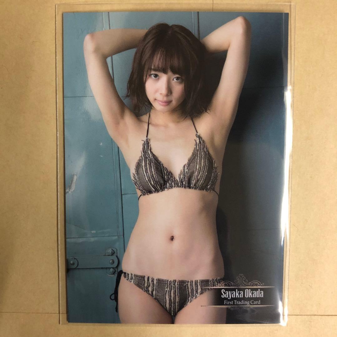 岡田紗佳 トレカ アイドル グラビア カード 水着 麻雀 Mリーグ 042