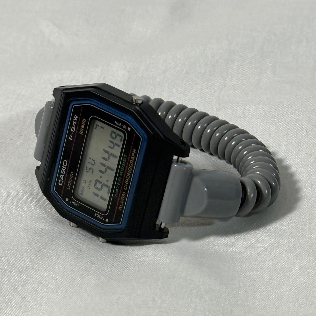 田中シェン】Casio F-84W サウナバンド チープカシオ ブラック M