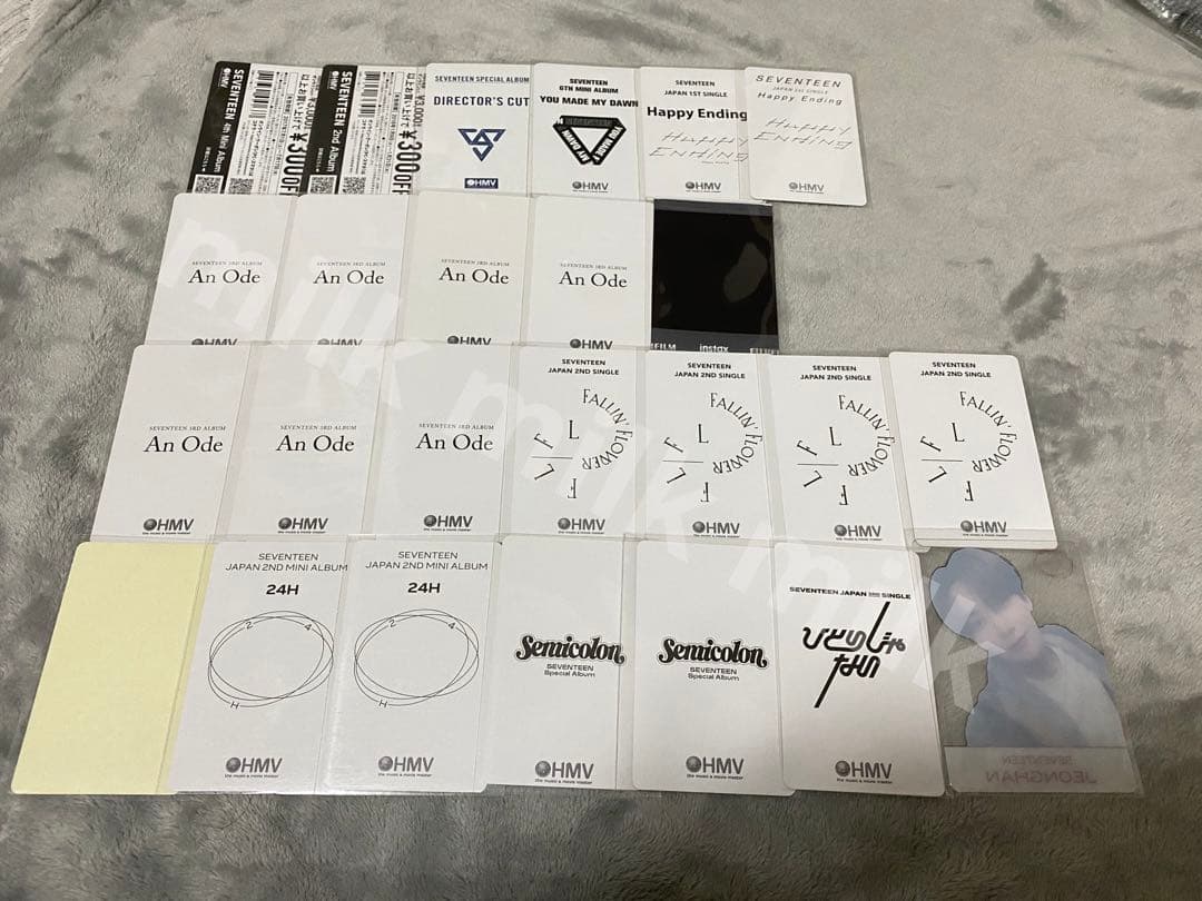 SEVENTEEN ジョンハン HMV トレカ 21枚 まとめ売り - メルカリ