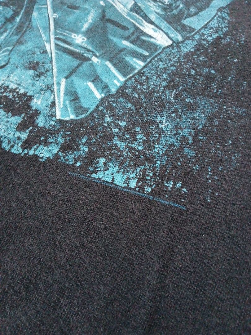 2010年代 スリップノット グラフィックTシャツ フェード 黒