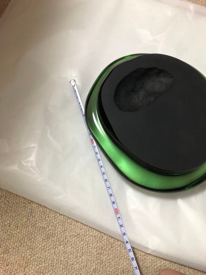 硝硯　益田芳徳氏作　桐箱入