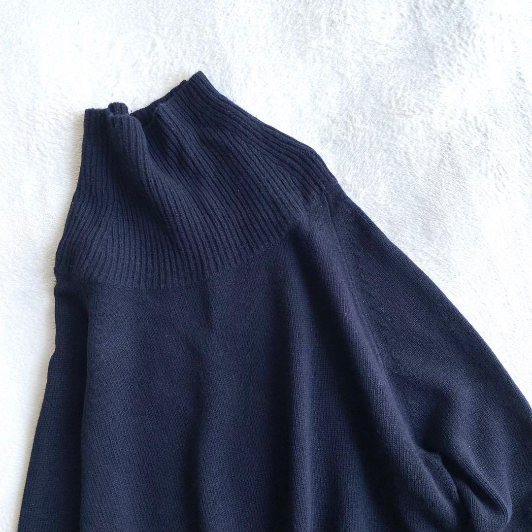 美品✨】Plage ウールカシミヤ リブヨークラグランプルオーバー