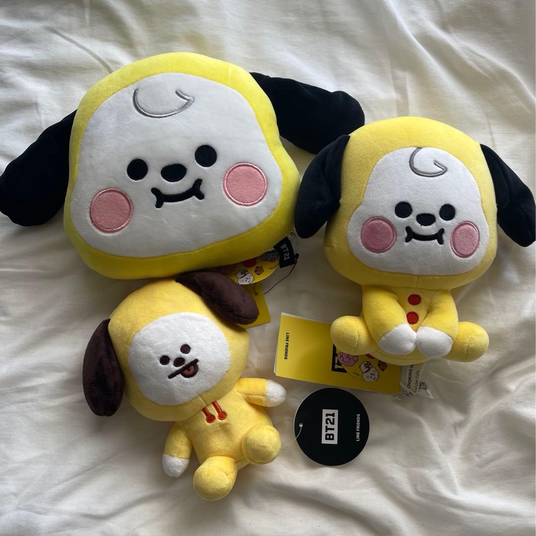 bts ジミン bt21 chimmy チミー ぬいぐるみ 枕 クッション - メルカリ