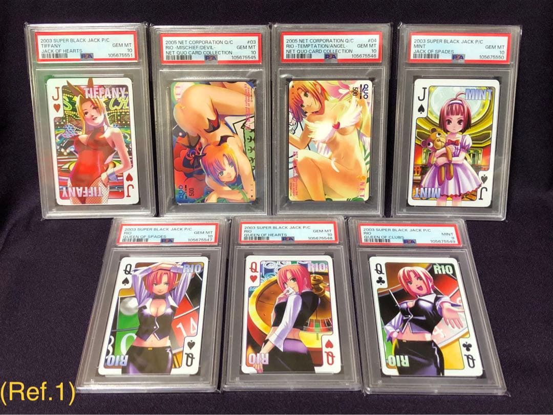 PSA9 Rio ♧Q トランプ スーパーブラックジャック リオ 山佐 NET