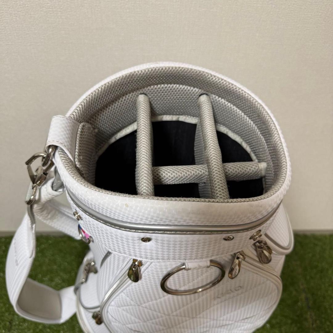 XXIO ゼクシオ レディース キャディバッグ ホワイト系 8.5型 - メルカリ