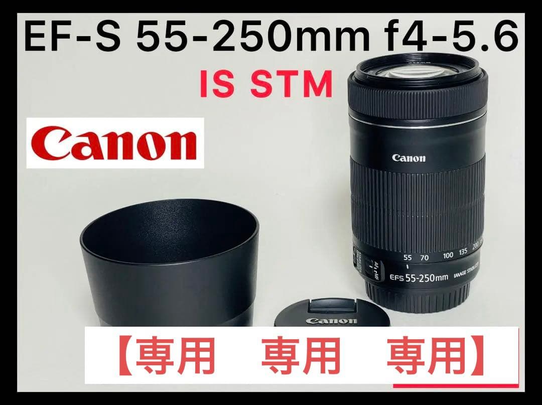 【極上品】Canon EF-S 55-250mm f4-5.6 IS STM Canon EF-S55-250mm F4-5.6 IS STMを徹底解説。作例からレビューまで