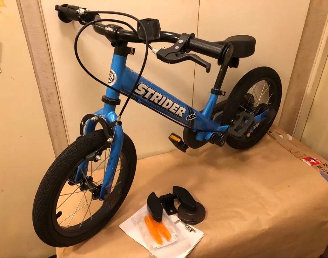 STRIDER 14x ストライダー キッズバイク　ブルー 送料無料】STRIDER ストライダー 14x SPORT ブルー 子供用 - メルカリ