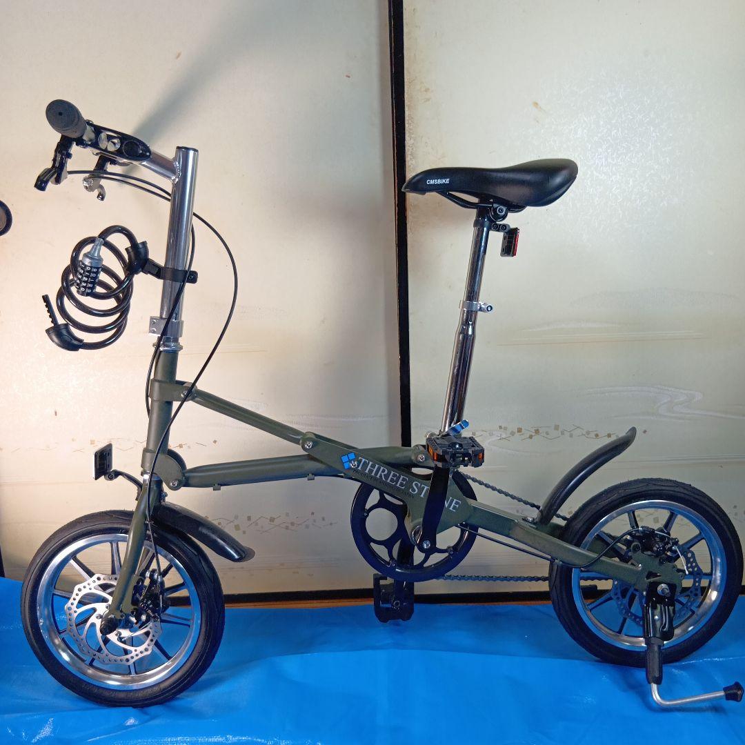 THREE STONE折りたたみ自転車 14インチ CMS BIKE Xフレーム - メルカリ