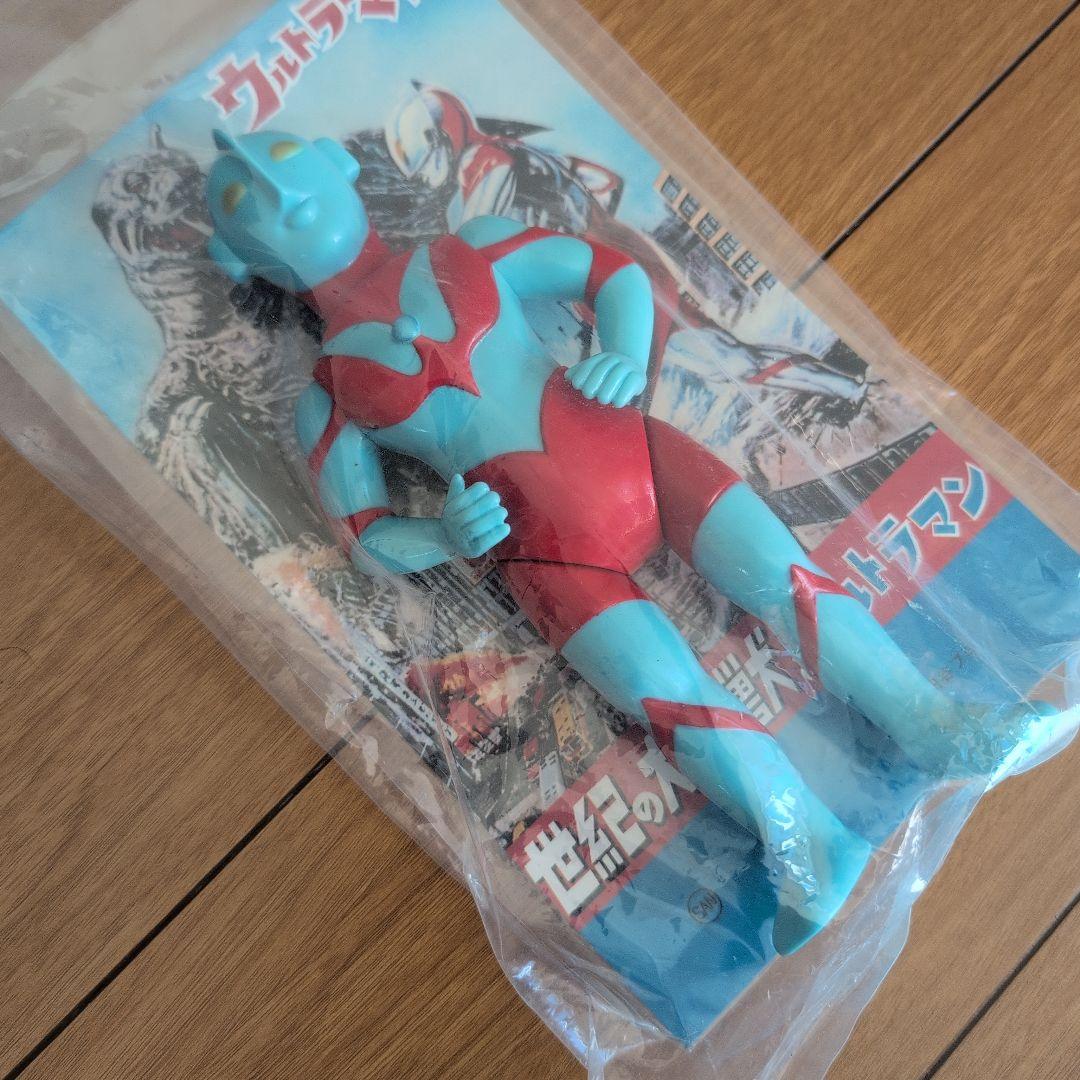 マルサン ブルマァク ウルトラマン350 スカイブルー 水色 ソフビ