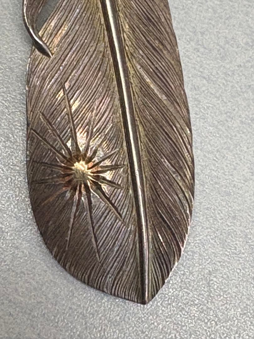 STUDIO MATILDA 上銀アメジスト付きフェザー　“Hydragen”