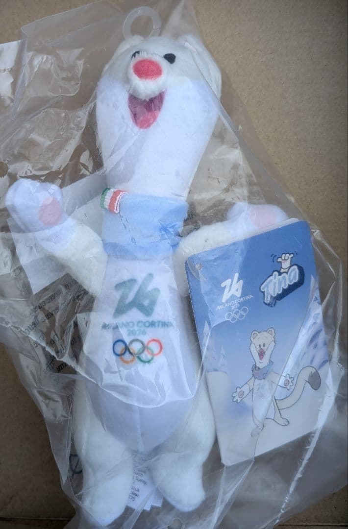 [新品·正規品]　ティナ　ぬいぐるみ 18㎝　ミラノ・コルティナ 2026