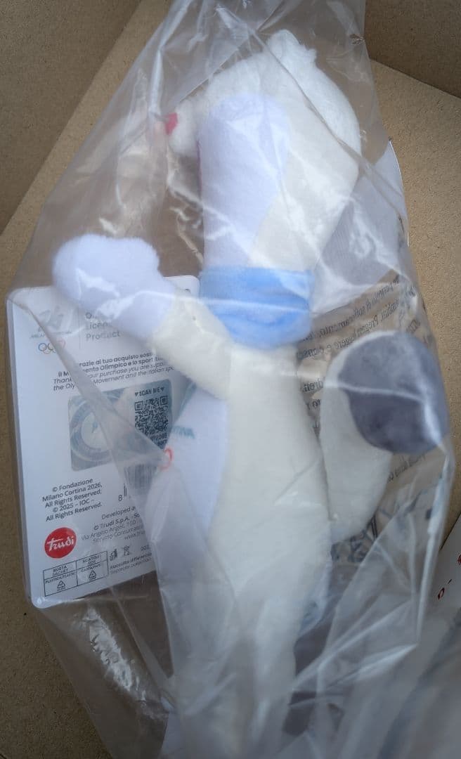 [新品·正規品]　ティナ　ぬいぐるみ 18㎝　ミラノ・コルティナ 2026