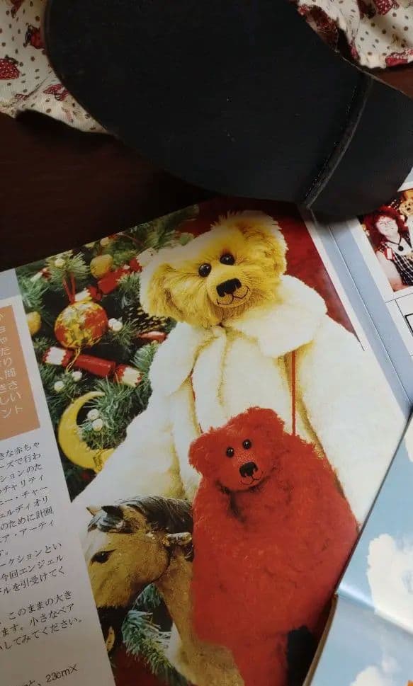 希少アンティークテディベアジョーグリーノ テディベアタイムス2冊付き