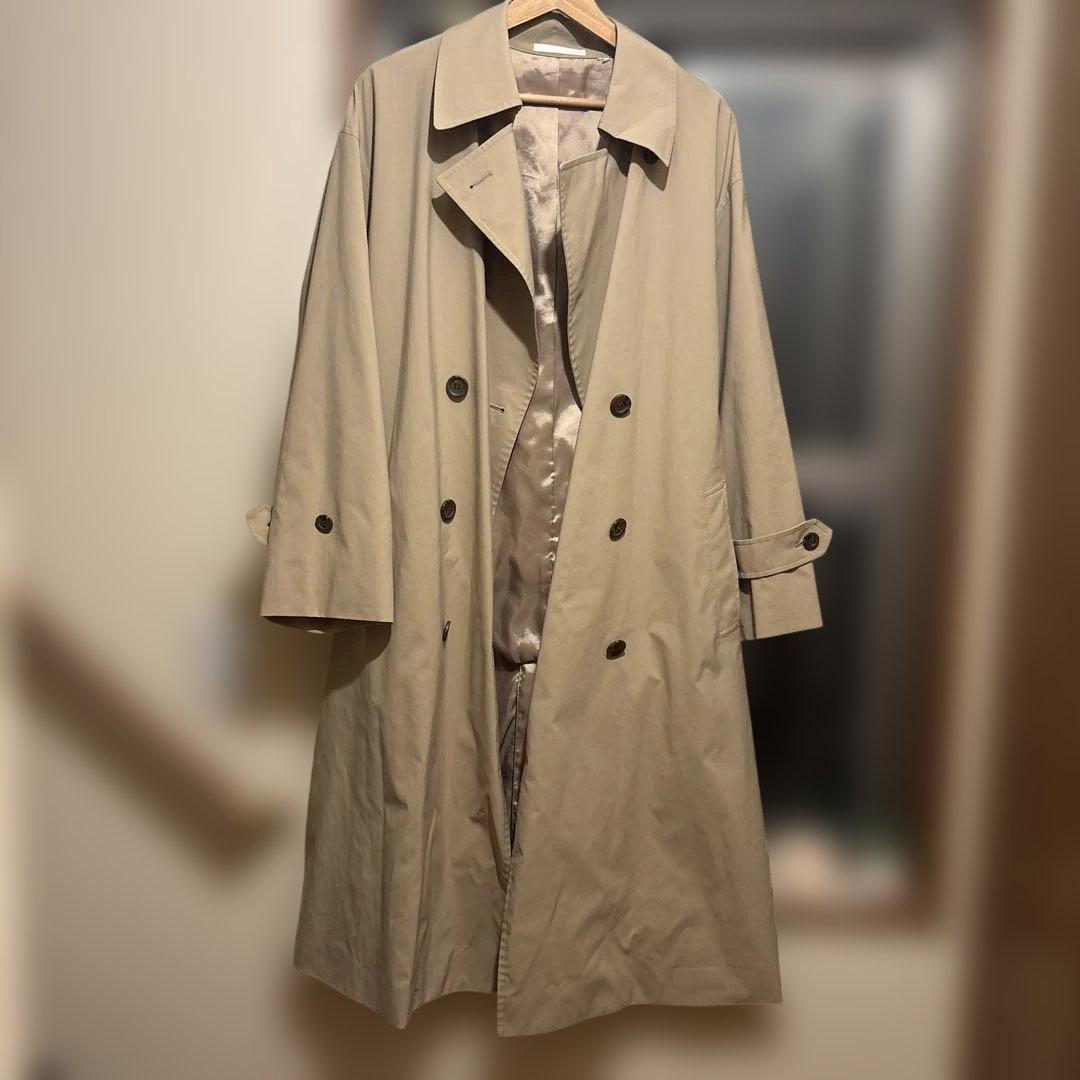 ユニクロ ベージュトレンチコート XL - メルカリ