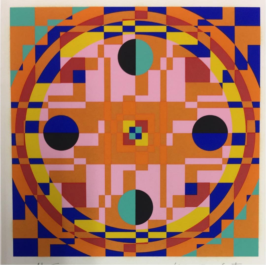 ★オノサトトシノブ「A.S.-19」シルクスクリーン R antiques | 骨董・古美術・古道具・アンティーク