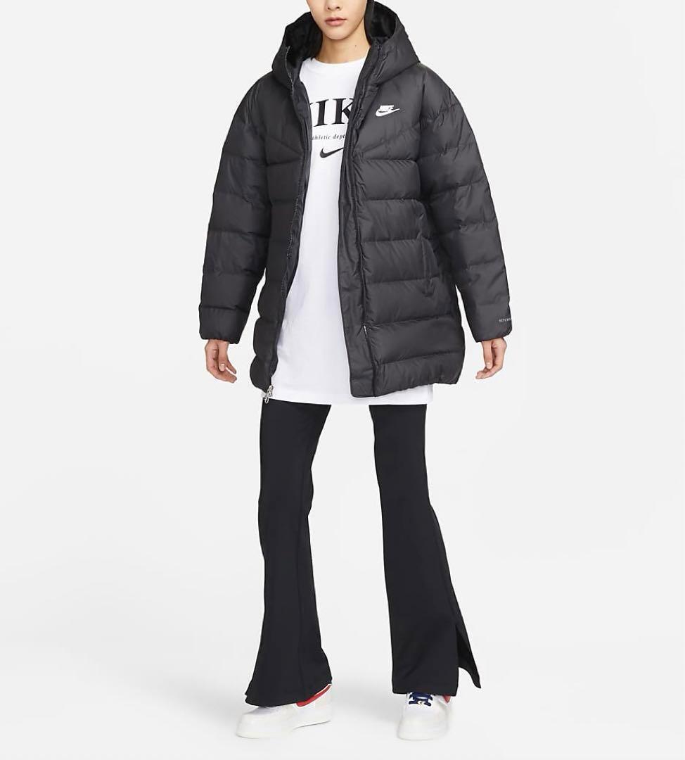 新品 ナイキ ウィンドランナー Storm-FIT ダウンパーカー ブラック S