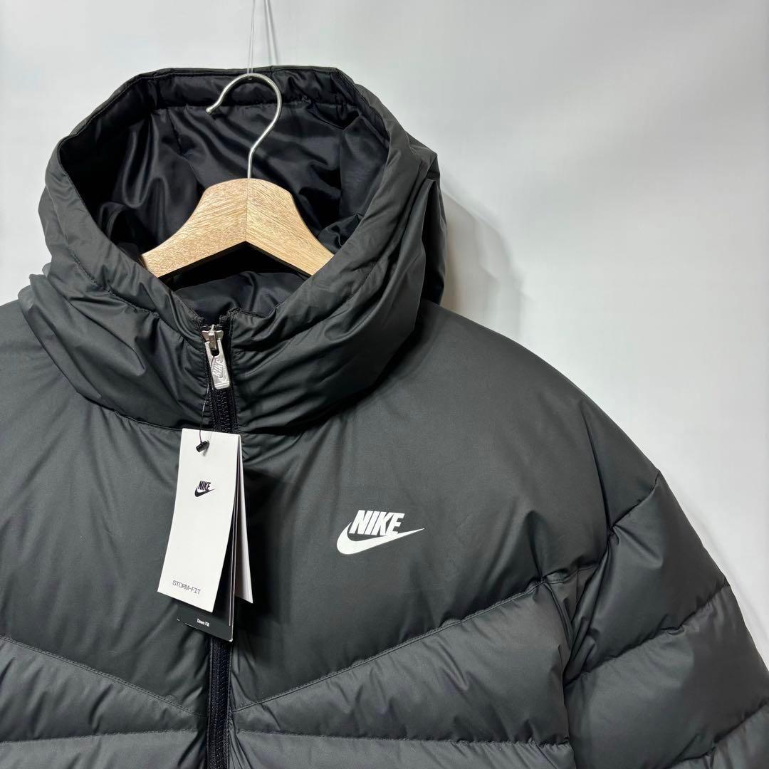 新品 ナイキ ウィンドランナー Storm-FIT ダウンパーカー ブラック S