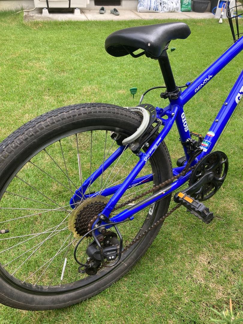 関西 gios genova 24 ジオス ブルー クロスバイク MTB 自転車 - メルカリ