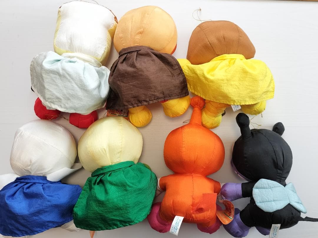 平成レトロ　未使用　アンパンマン　ジャンボタフタドール　ぬいぐるみ　セット