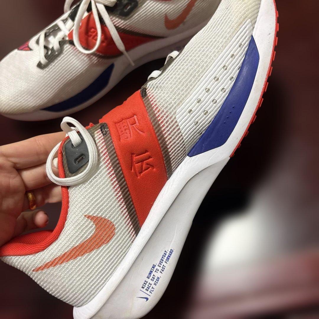 新品 ナイキ ライバルフライ 4 ホワイト ハバネロレッド 駅伝 - メルカリ