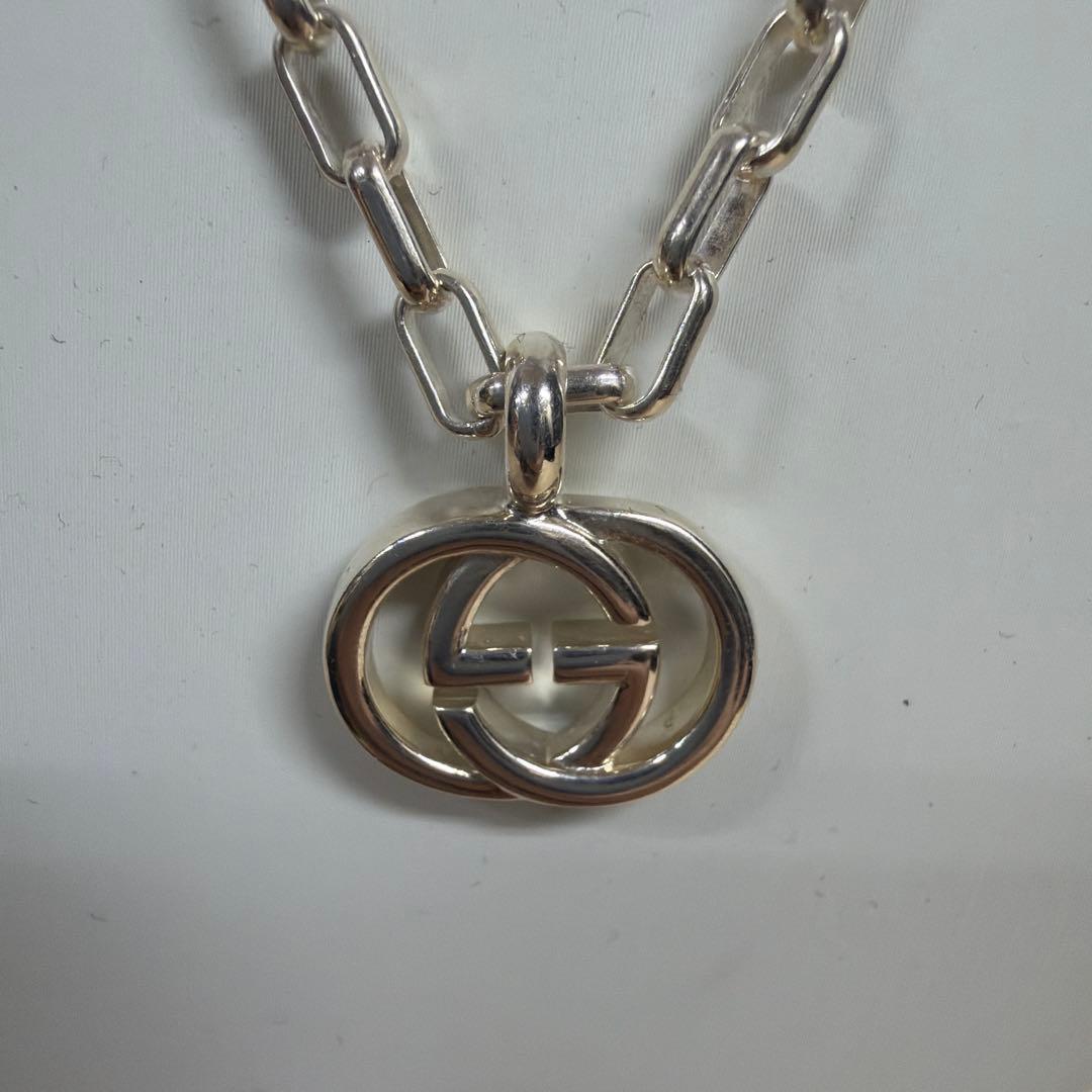 グッチ　GUCCI GGロゴペンダントネックレス　925 22.7g 本体のみ