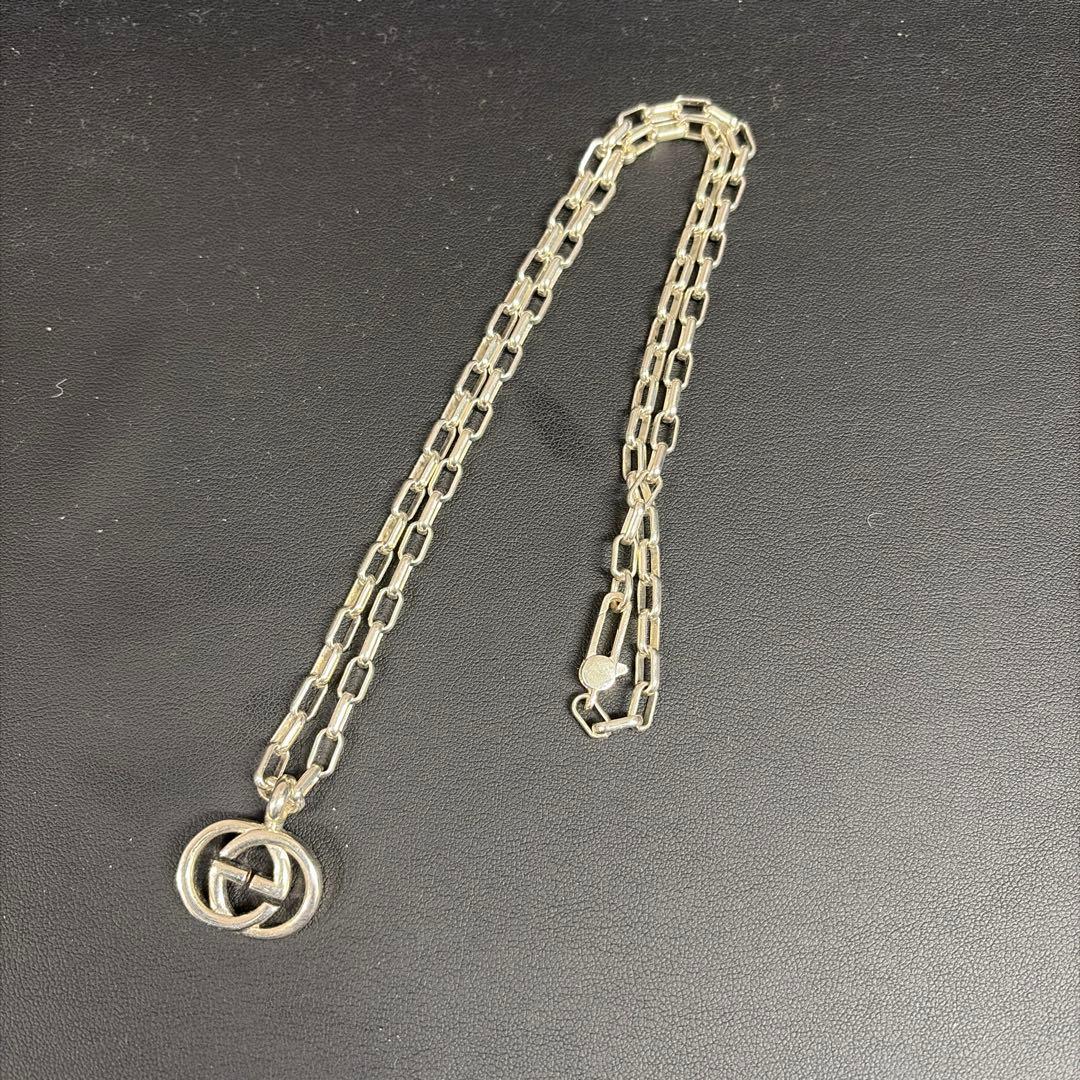 グッチ　GUCCI GGロゴペンダントネックレス　925 22.7g 本体のみ