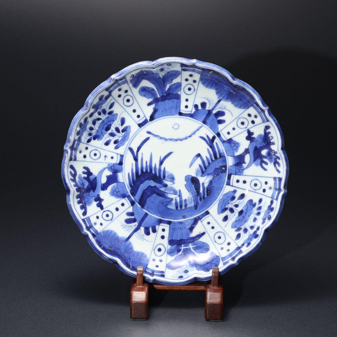 伊万里染付花鳥図七寸皿　∅21㎝　骨董　古伊万里　R0027w2B3 伊万里染付花鳥図七寸皿 ∅21㎝ 骨董 古伊万里 R0027w2B3 - メルカリ